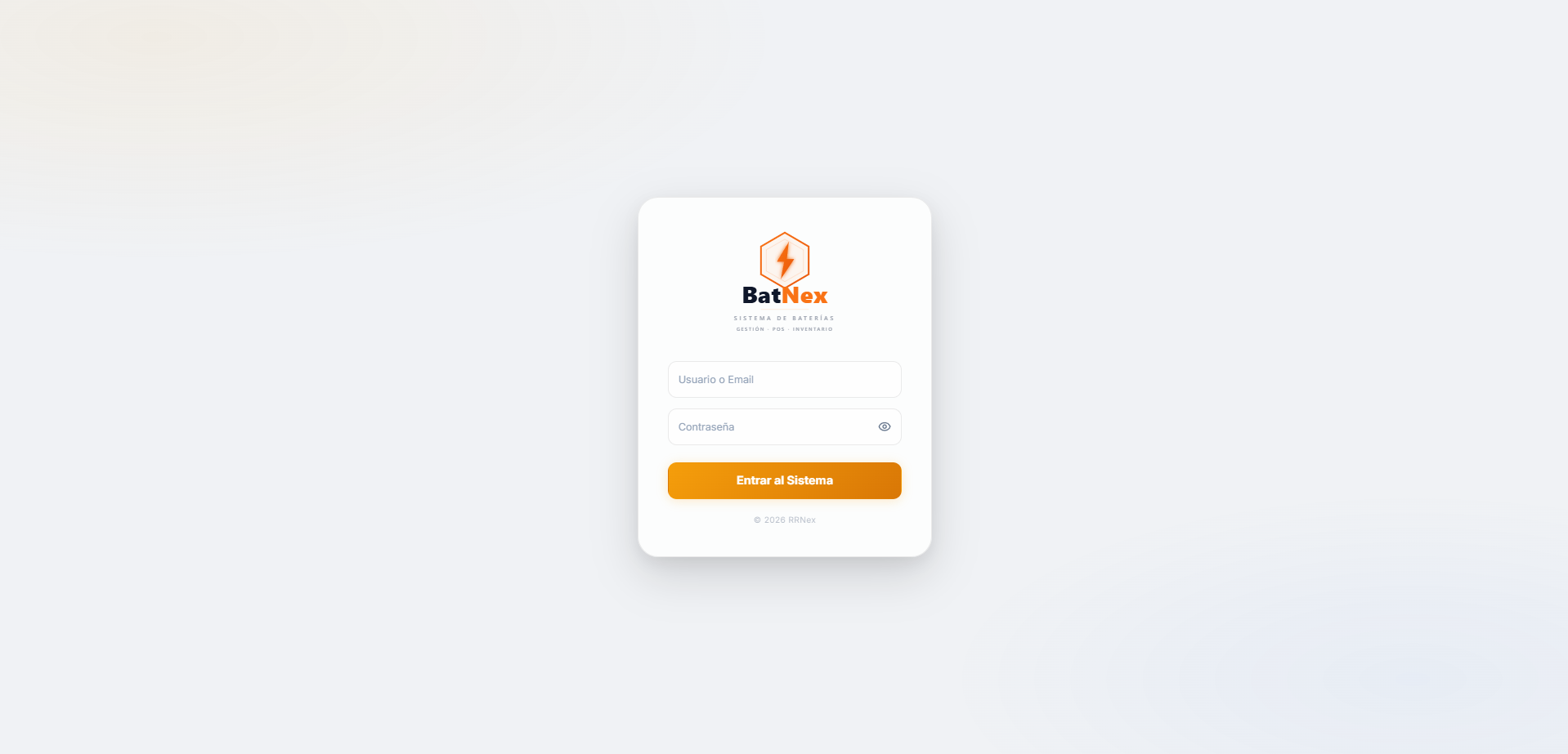BatNex — Login