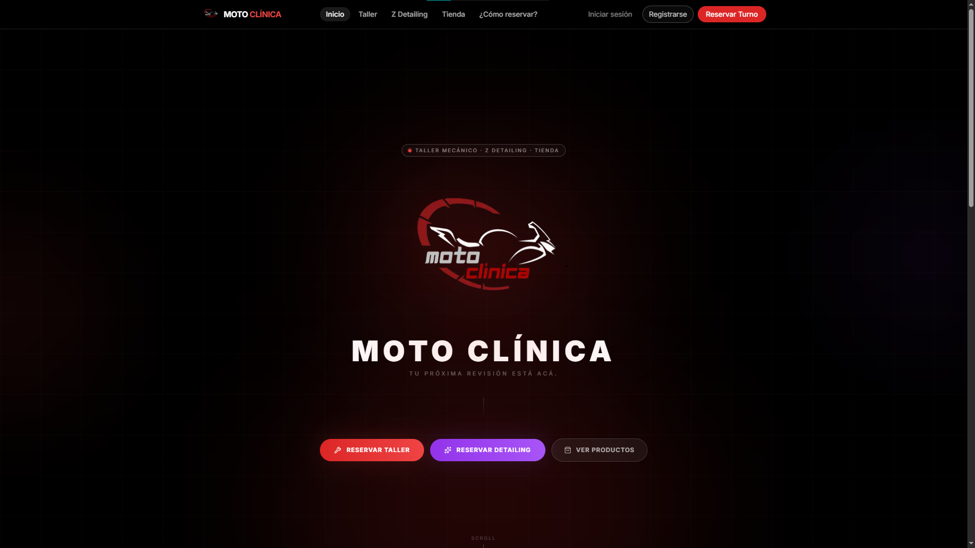 Moto Clínica — Home